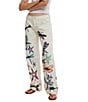 Free People We The Free Tennessee Dragonfly Printed Low-Rise Denim Boyfriend Jeans