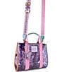 Kurt Geiger London Vinyl Southbank Butterfly Print Tote Bag