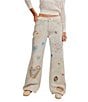 Free People We The Free Illusion Printed Straight Leg Jeans