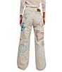 Free People We The Free Illusion Printed Straight Leg Jeans
