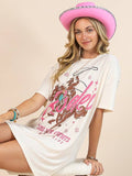 AV1202-CARMEN Rodeo Graphic T-Shirt Dress