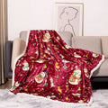 Christmas Fluffy Fleece Sofa Throw Blanket