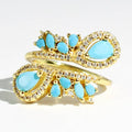 Aqua Bloom Ring
