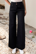 Ldc 2-Button High Waist Flared Bottom Jeans