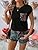 Black Sequin-Pocket Short-Sleeve T-Shirt