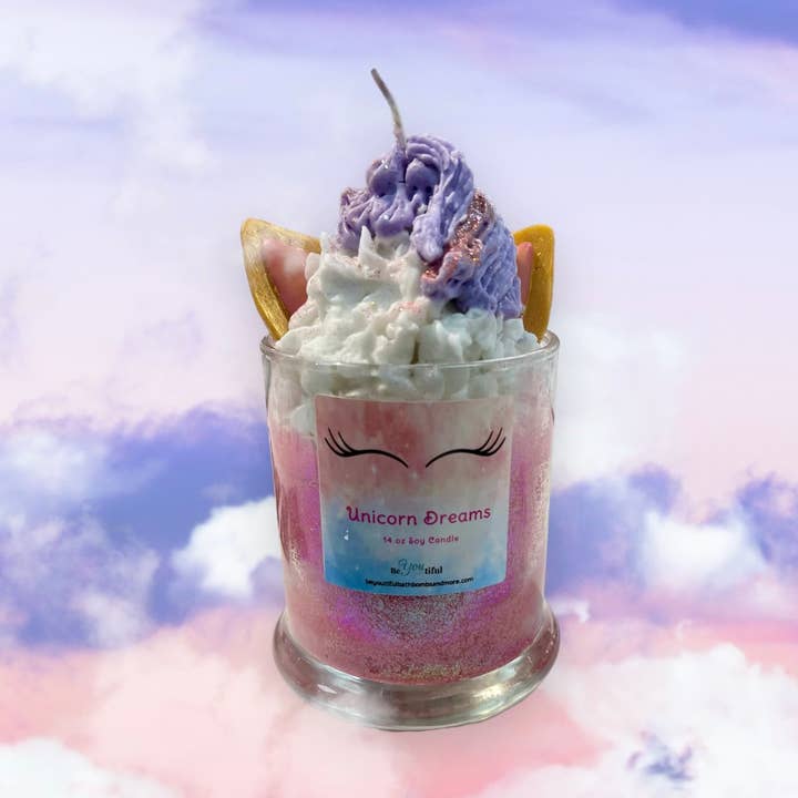 Unicorn Dreams Dessert Candle