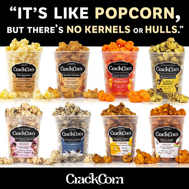Crack Corn / Puffy Pop - Sea Salt Caramel (4 oz)