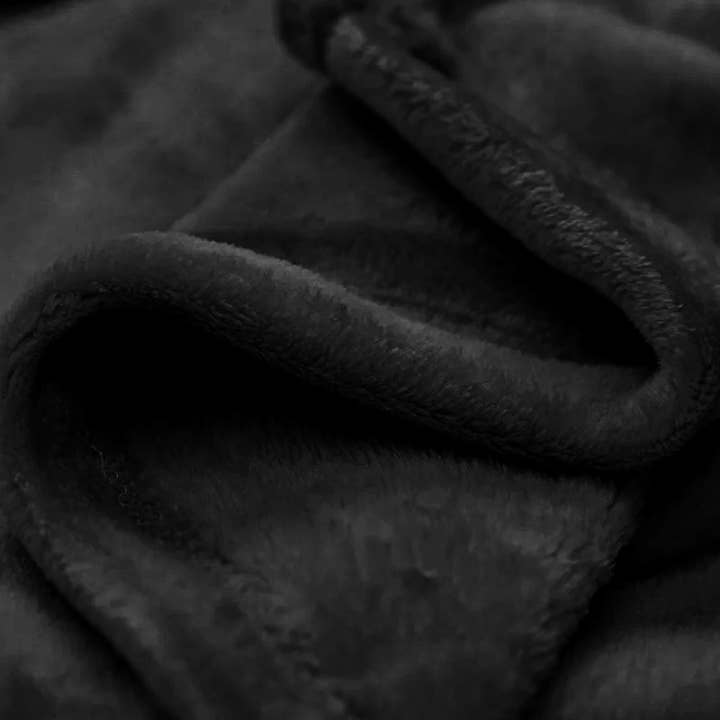 50"x60" Black Soft Warm Cozy Bed Throw Blanket