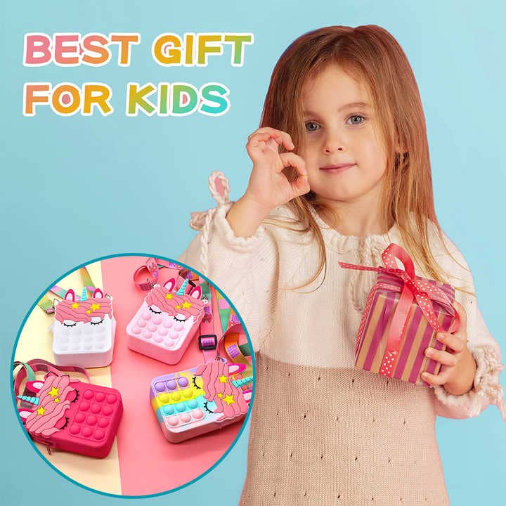 Stress Release Pop Coin Purse Unicorn Pop Purse For Girls Be