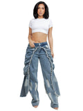 Women Fashion Style Denim Jeans