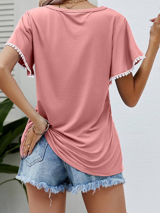 Plain Tulip Short Sleeves Top BBYS013