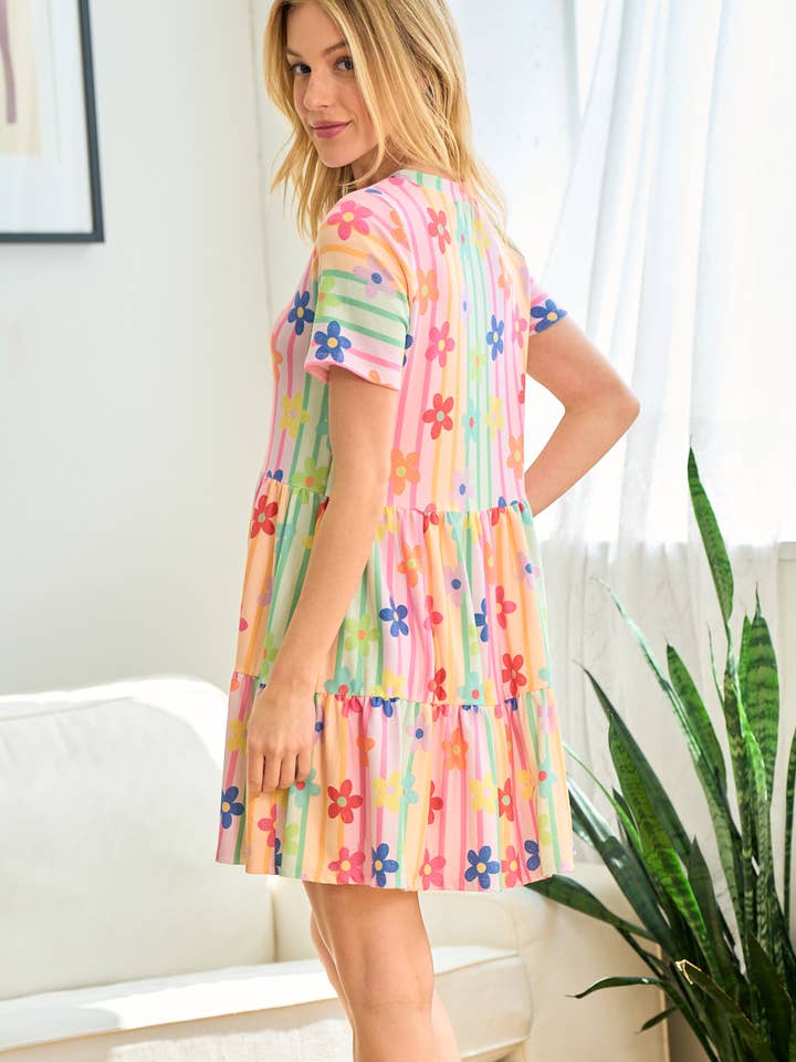 LMD5746-Happy Flower Dress
