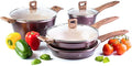 Marbellous 7pc Non Stick Kitchen Cookware Set