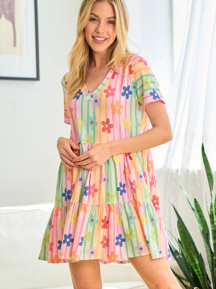 LMD5746-Happy Flower Dress