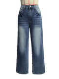 Vintage High Rise Slim Wide-Leg Jeans