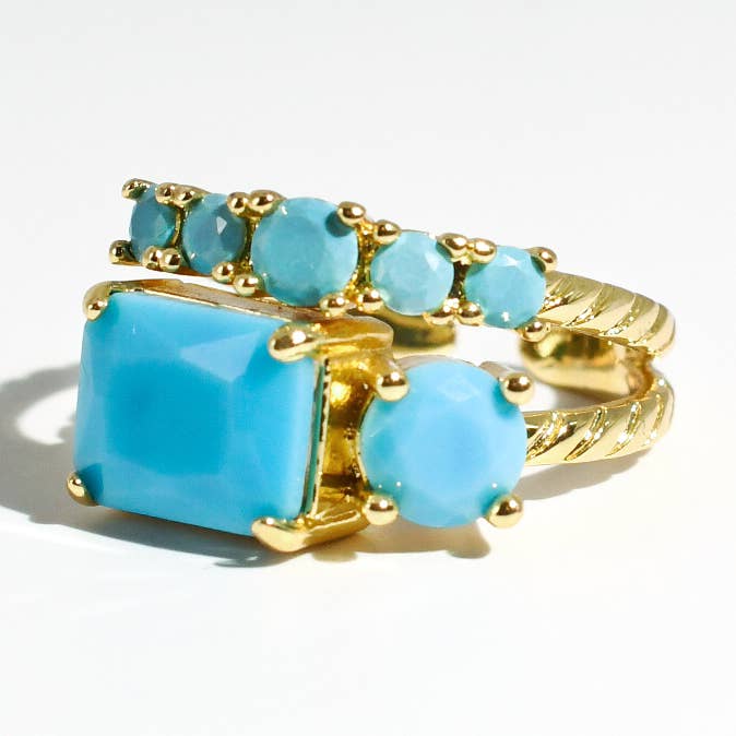 Turquoise Radiance Ring