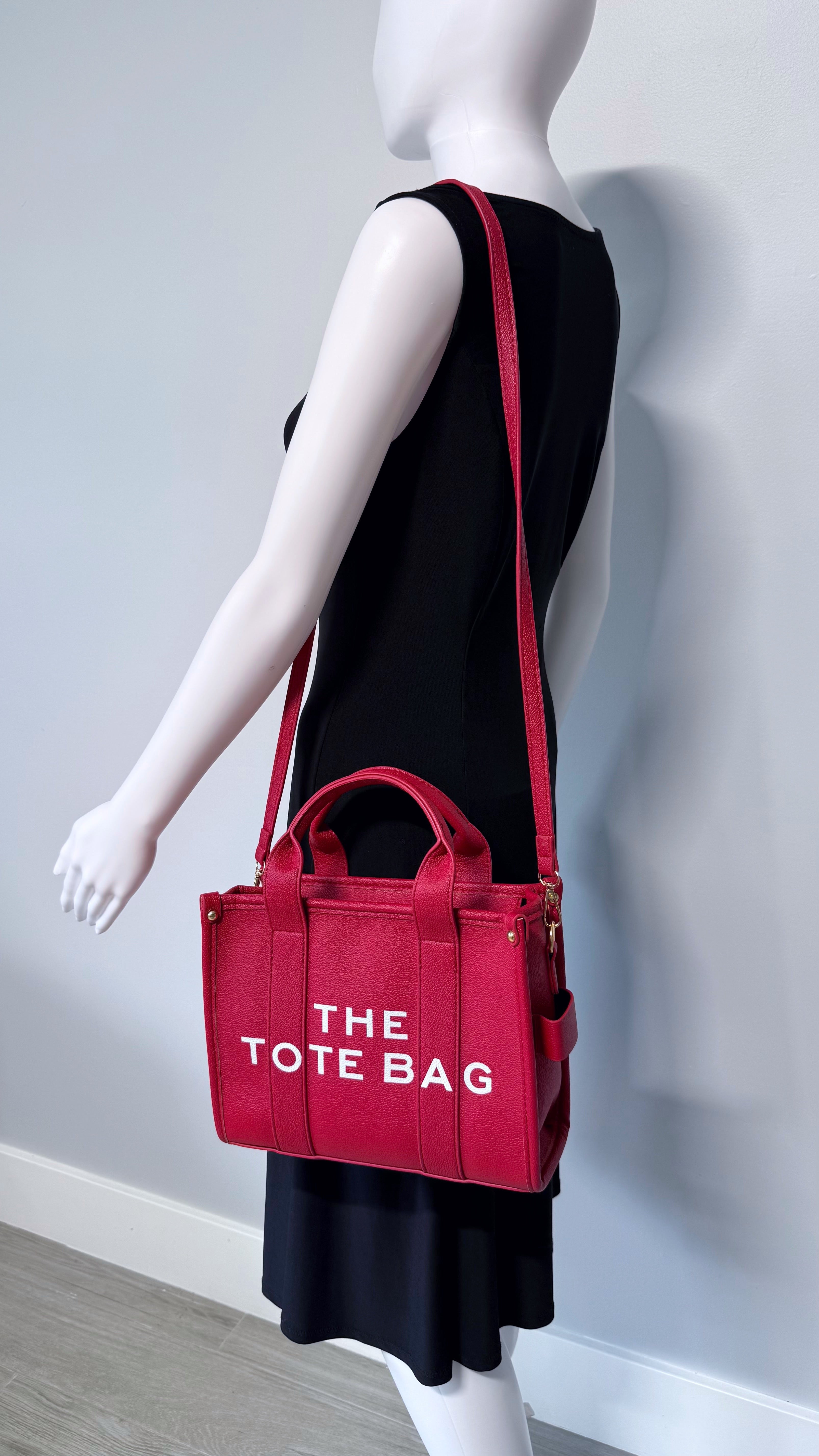 Design Tote Bag Medium Size Red