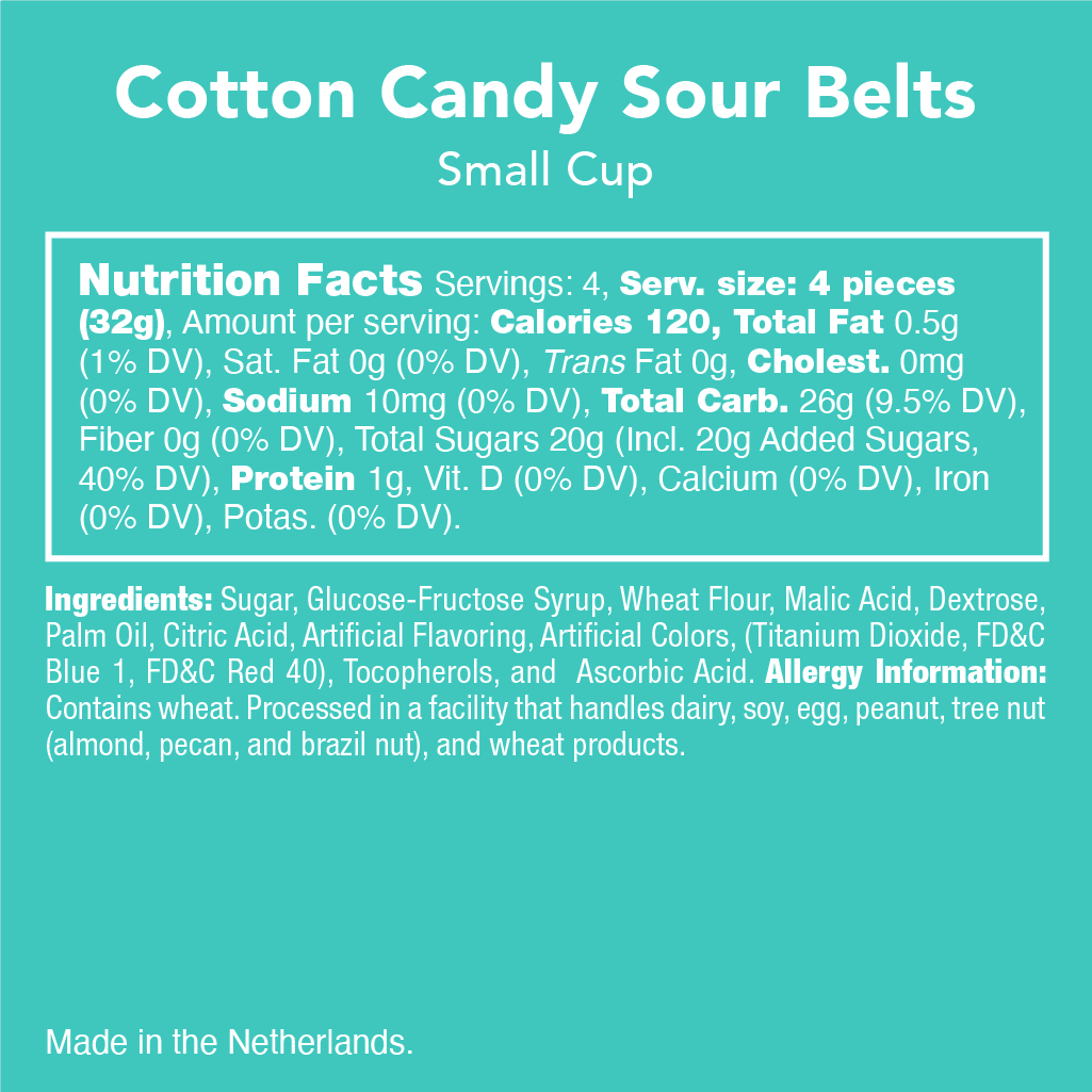 Cotton Candy Sour Belts