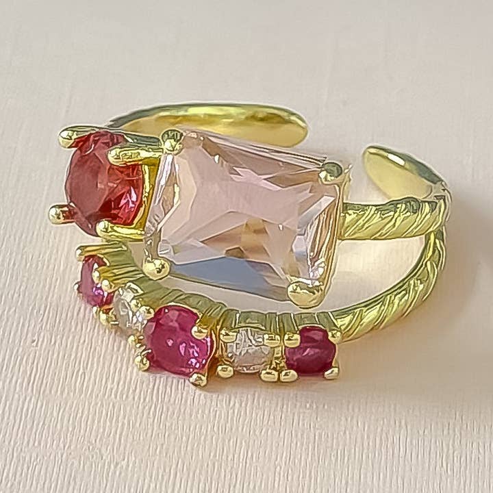 Rosé Radiance Ring