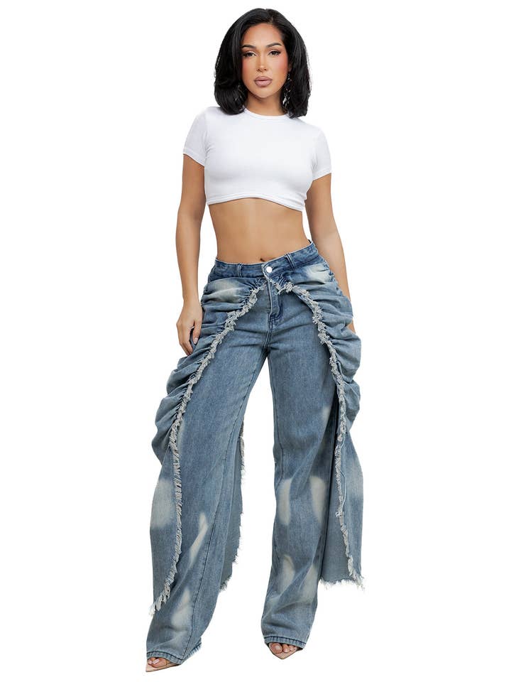 Women Fashion Style Denim Jeans