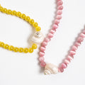 Beachside Shell Beaded Necklace – Bold Statement S