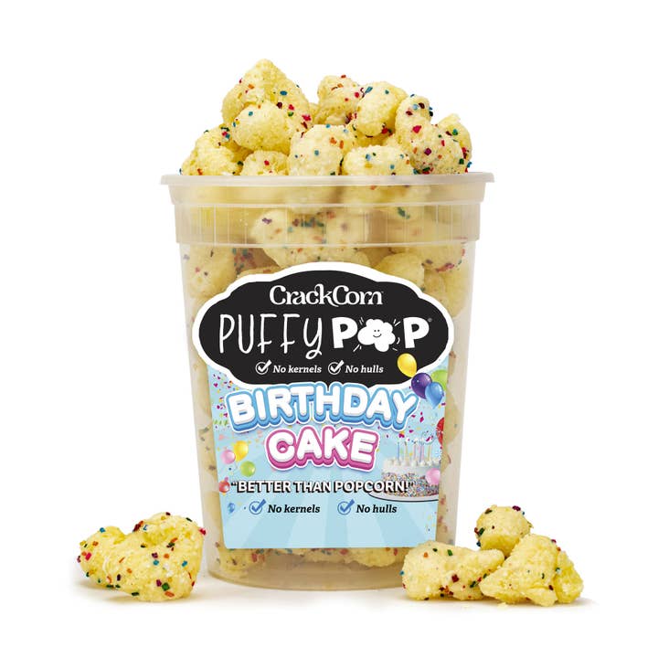 Crack Corn / Puffy Pop - Birthday Cake - No Hulls! (4 oz)