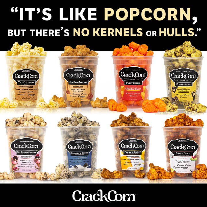 Crack Corn / Puffy Pop - Birthday Cake - No Hulls! (4 oz)